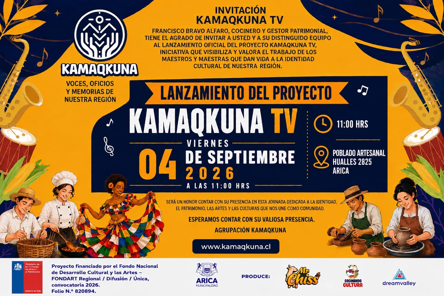 Lanzamiento del proyecto Kamaqkuna TV